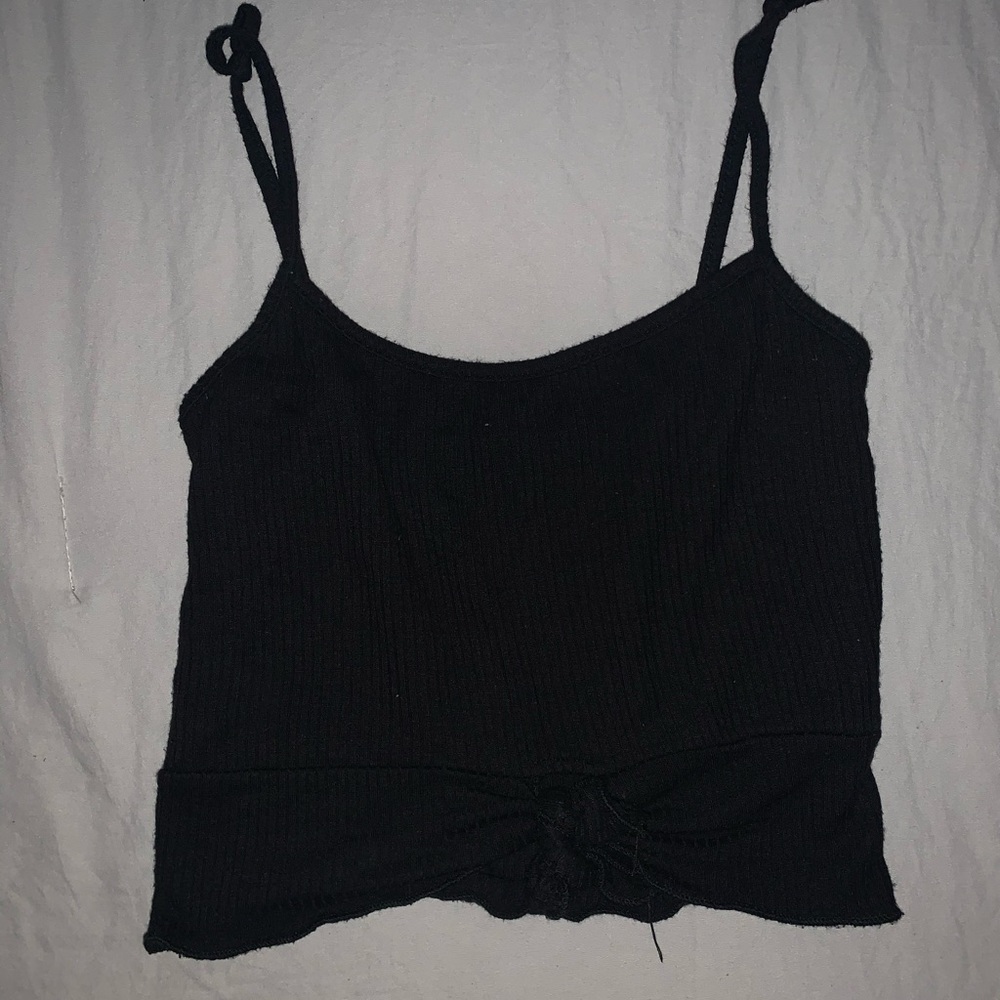 Black crop top